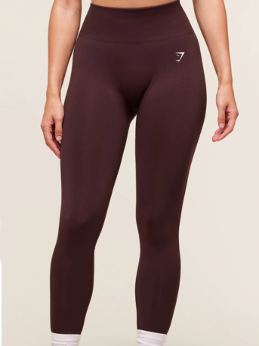 Gymshark High-Waist Leggings in Deep Wine